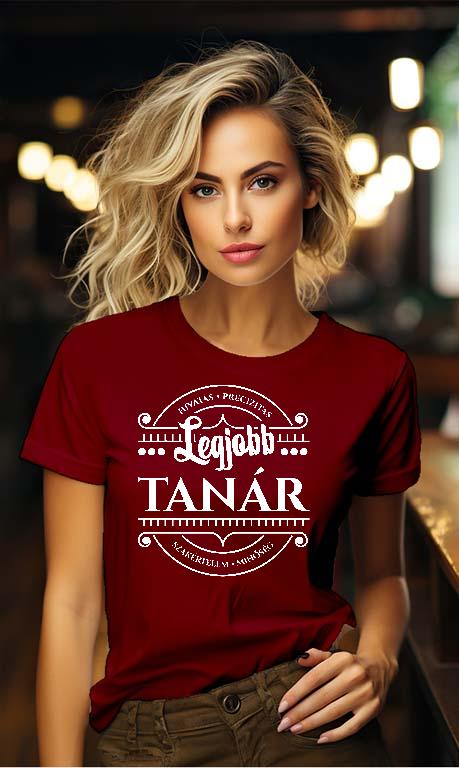 Legjobb Tanár - Tanár Női Környakú Póló