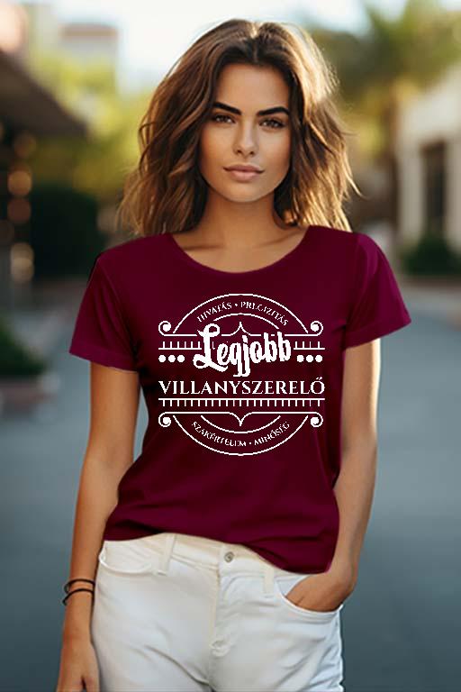 Legjobb Villanyszerelő - Villanyszerelő Női O-nyakú Póló