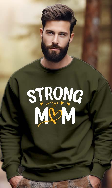 Strong Mom - Anya Férfi Pulóver