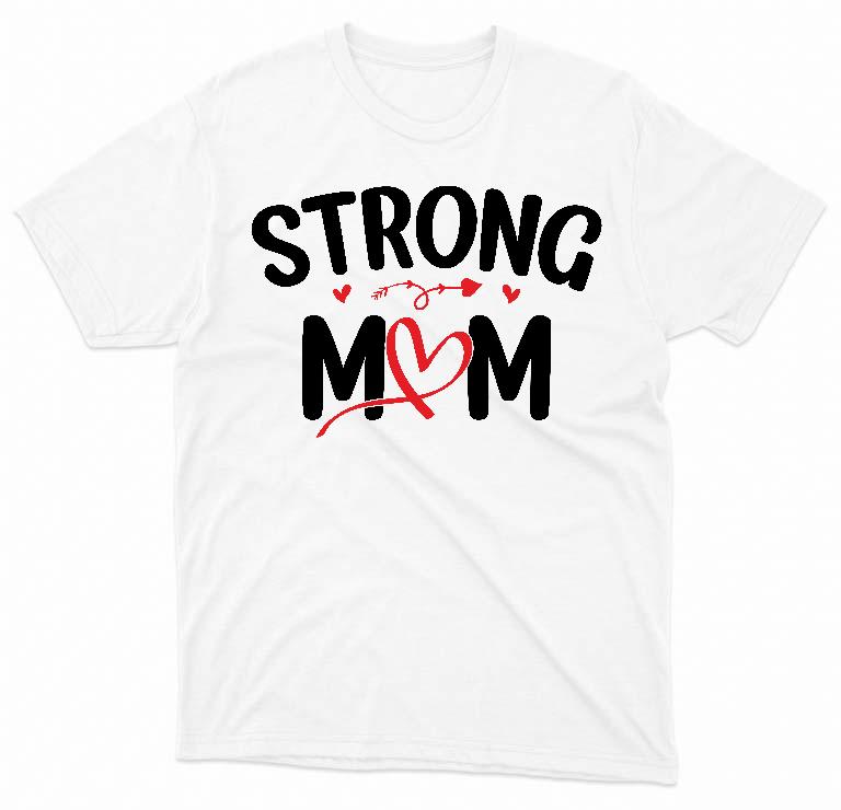 Strong Mom - Anya Férfi Környakú Póló