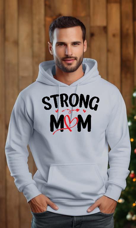 Strong Mom - Anya Férfi Kapucnis Pulóver