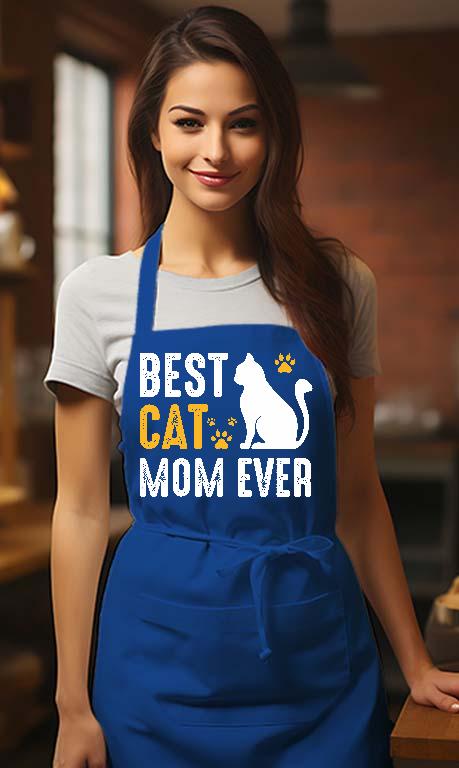 Best Cat Mom  - Cicás Kötény