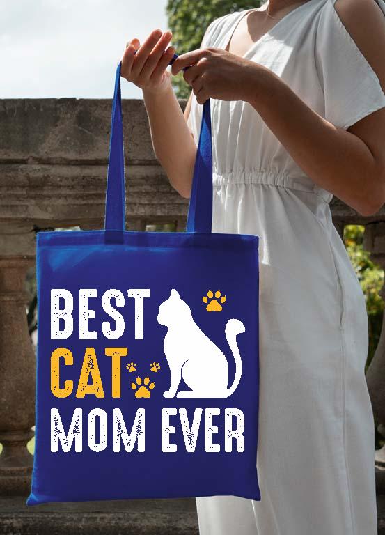 Best Cat Mom  - Cicás Vászontáska