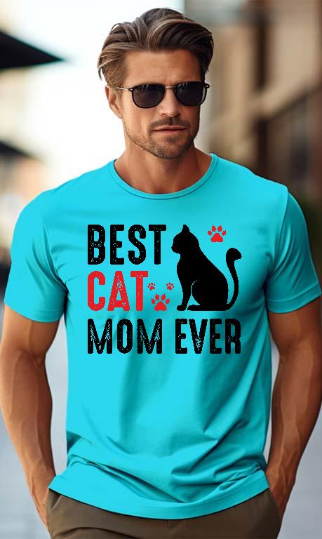 Best Cat Mom  - Cicás Férfi Prémium Póló