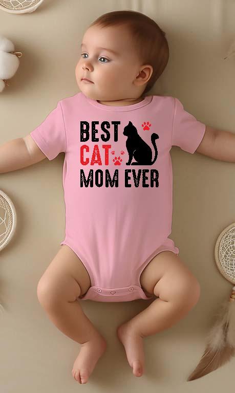 Best Cat Mom  - Cicás Gyerek Body