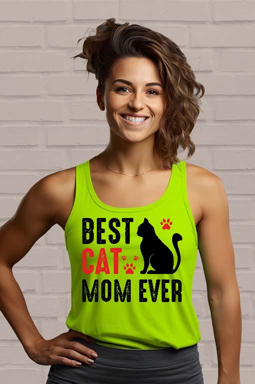 Best Cat Mom  - Cicás Női Trikó