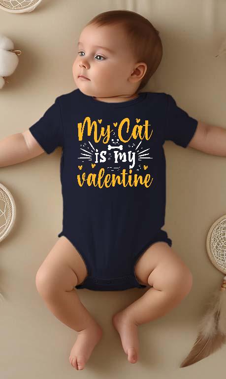 My Cat is my valentie - Cicás Gyerek Body