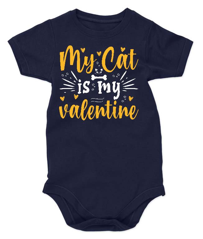 My Cat is my valentie - Cicás Gyerek Body