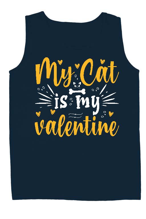 My Cat is my valentie - Cicás Férfi Ujjatlan