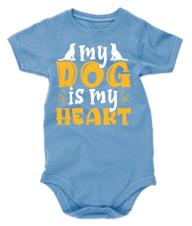 My Dog is my Heart - Kutyás minták Gyerek Body