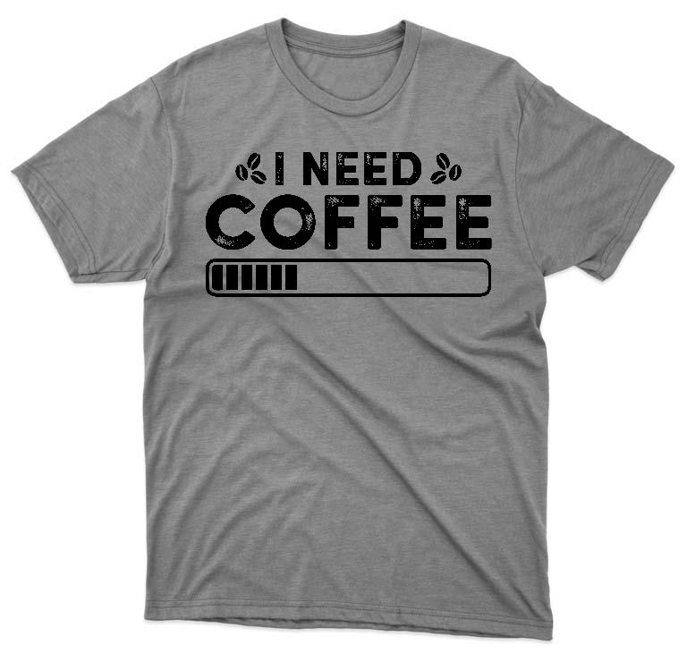 I need Coffee - Kávés Férfi Prémium Póló