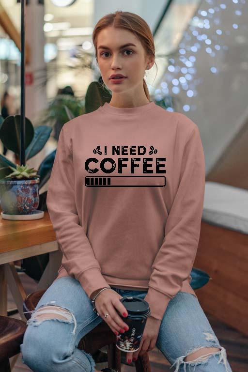 I need Coffee - Kávés Női Pulóver