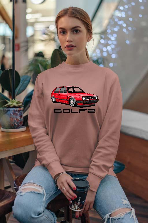 Volkswagen Golf 2 style1 - Volkswagen Golf 2 Női Pulóver