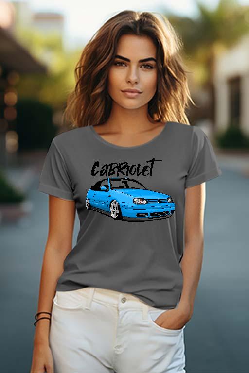 Vw Golf 4 Cabriolet kabrió  - Volkswagen Golf 4 Női O-nyakú Póló