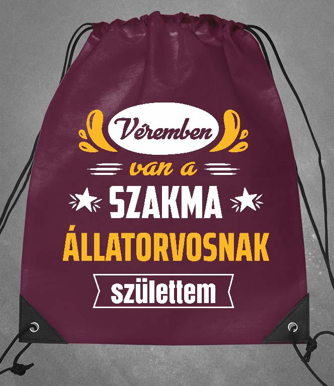 Véremben van a szakma Állatorvos - Állatorvos Tornazsák