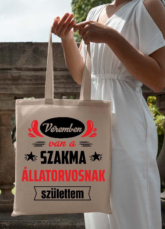 Véremben van a szakma Állatorvos - Állatorvos Vászontáska