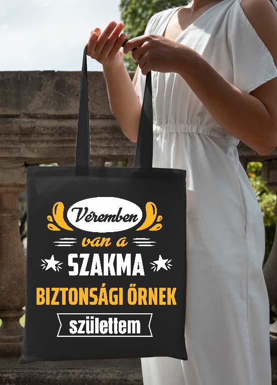 Véremben van a szakma Biztonsági őr - Biztonsági őr Vászontáska