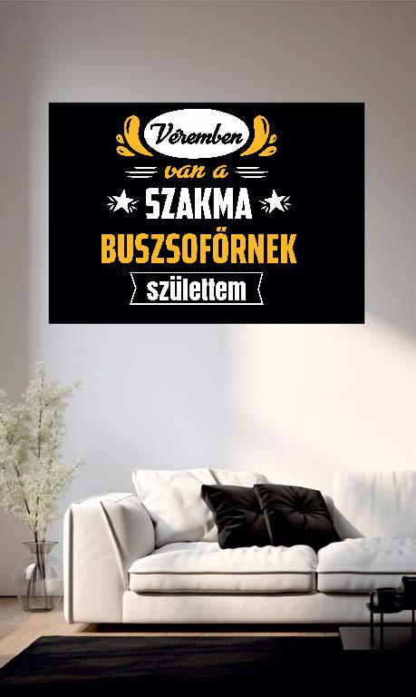 Véremben van a szakma Buszsofőr - Buszsofőr Poszter