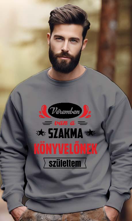 Véremben van a szakma Könyvelő - Könyvelő Férfi Pulóver