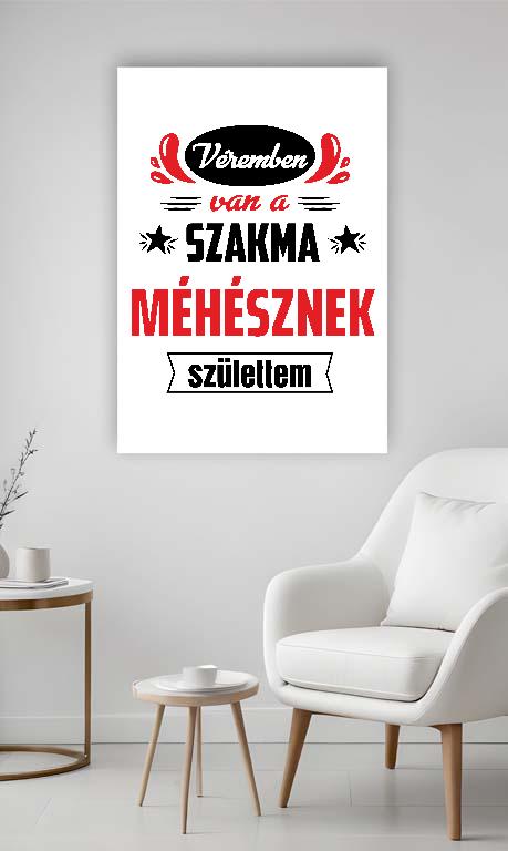 Véremben van a szakma Méhész - Méhész Vászonkép