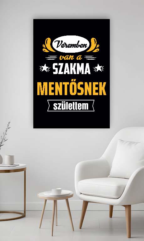 Véremben van a szakma Mentős - Mentős Vászonkép