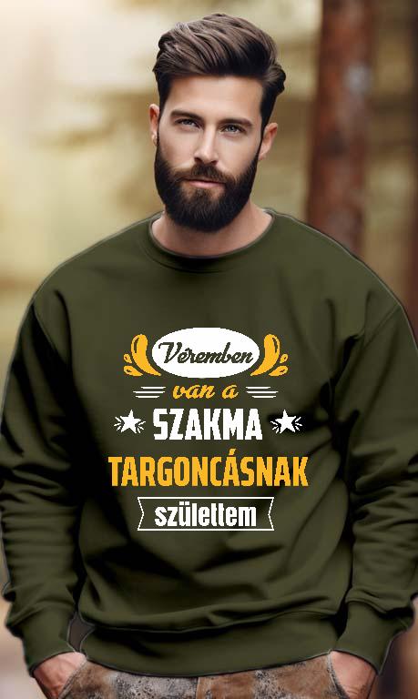 Véremben van a szakma Targoncás - Targoncás Férfi Pulóver