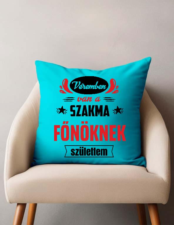 Véremben van a szakma Főnök - Főnök Párnahuzat