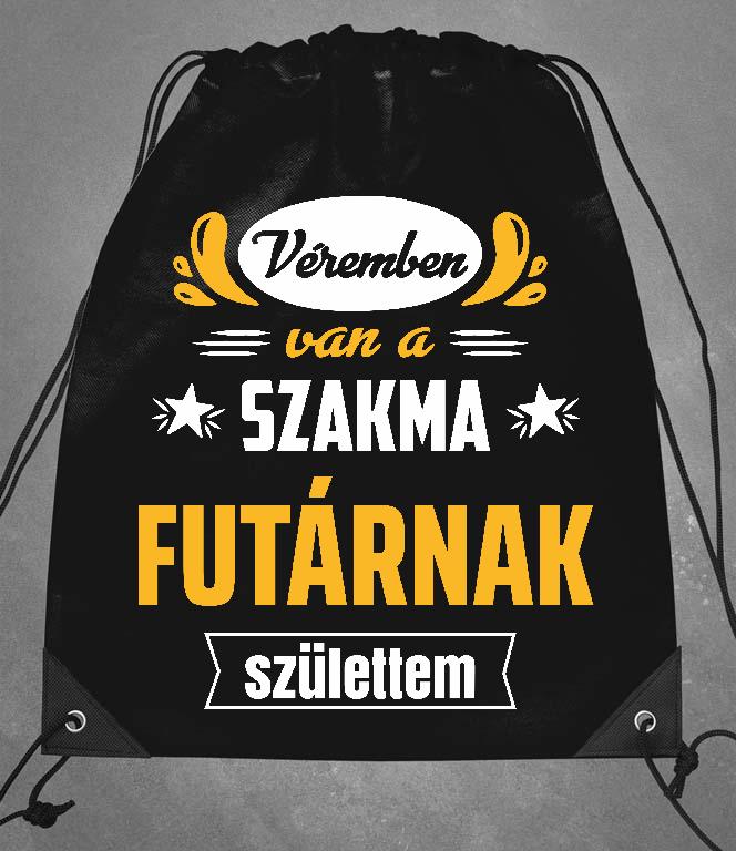 Véremben van a szakma Futár - Futár Tornazsák