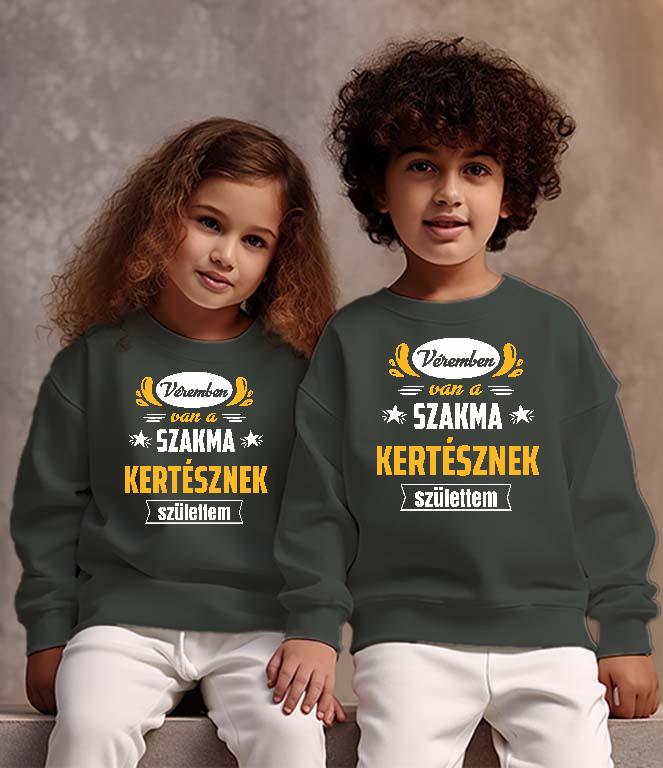 Véremben van a szakma Kertész - Kertész Gyerek Pulóver