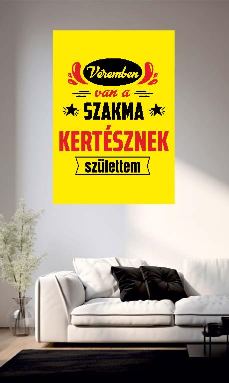 Véremben van a szakma Kertész - Kertész Poszter