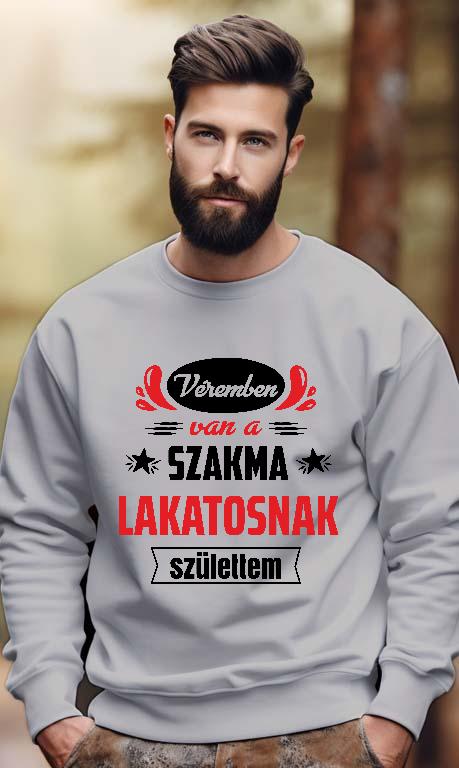Véremben van a szakma Lakatos - Lakatos Férfi Pulóver