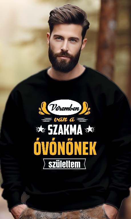 Véremben van a szakma Óvónő - Óvónő Férfi Pulóver