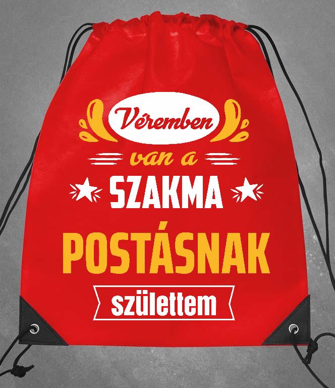 Véremben van a szakma Postás - Postás Tornazsák