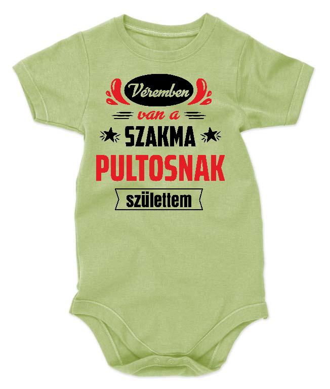 Véremben van a szakma Pultos - Pultos Gyerek Body