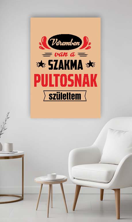 Véremben van a szakma Pultos - Pultos Vászonkép