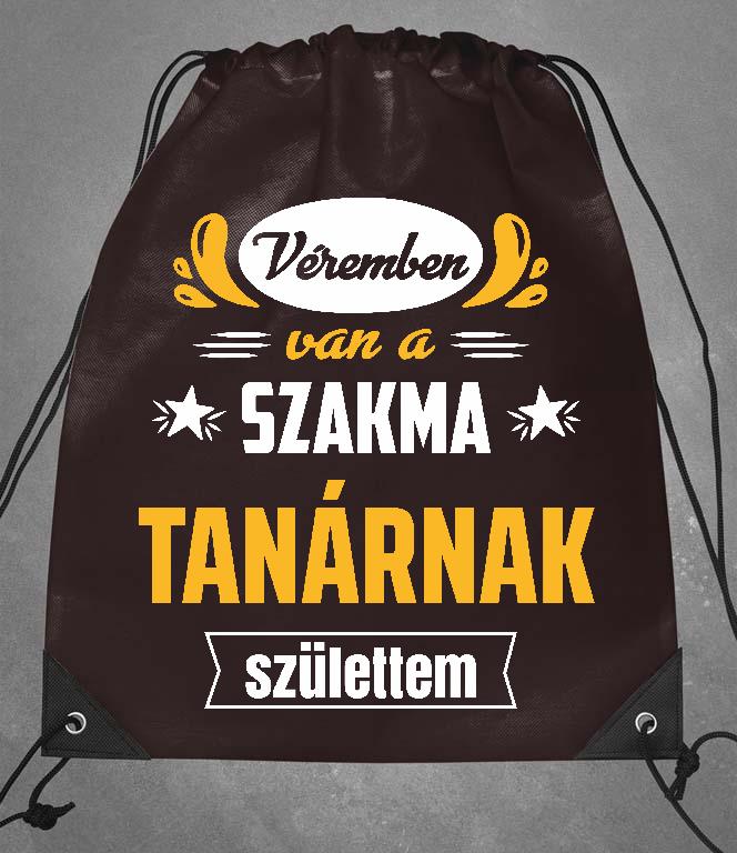 Véremben van a szakma Tanár - Tanár Tornazsák