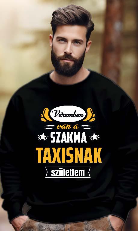Véremben van a szakma Taxis - Taxis Férfi Pulóver