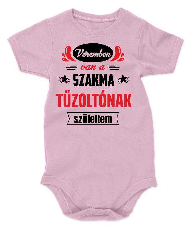 Véremben van a szakma Tűzoltó - Tűzoltó Gyerek Body