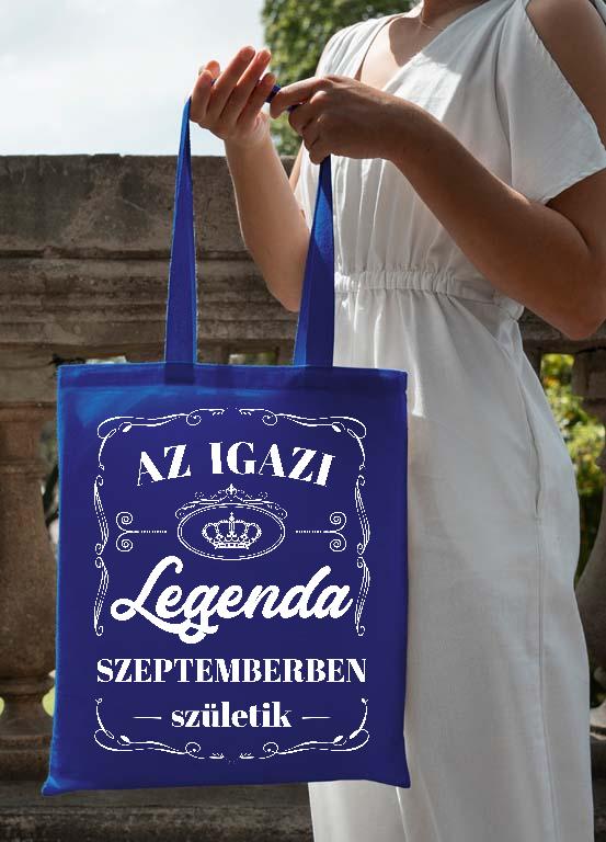 Az igazi Legenda Szeptemberben születik - Születésnap Szeptember Vászontáska