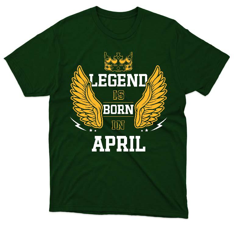 Legend is born in April - Születésnap Április Férfi Prémium Póló