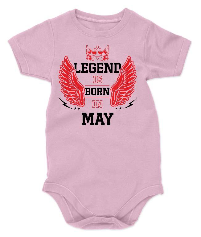 Legend is born in May - Születésnap Május Gyerek Body