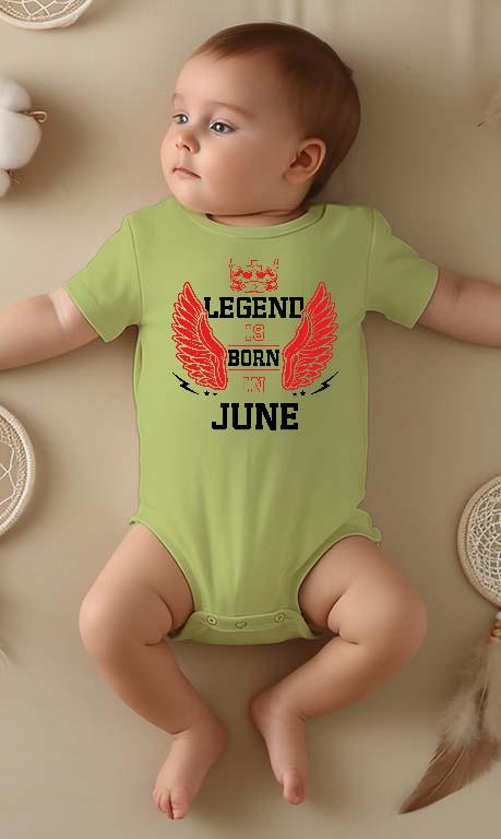 Legend is born in June - Születésnap Június Gyerek Body