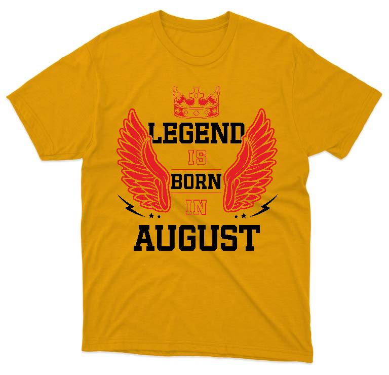 Legend is born in August - Születésnap Augusztus Férfi Prémium Póló