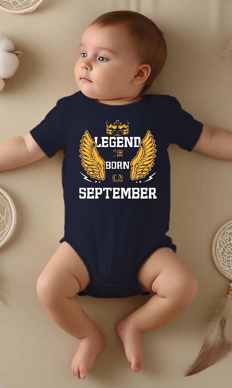 Legend is born in September - Születésnap Szeptember Gyerek Body