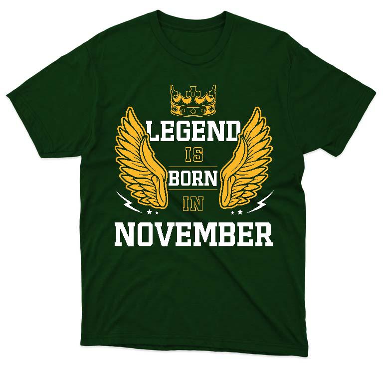 Legend is born in November - Születésnap November Férfi Prémium Póló