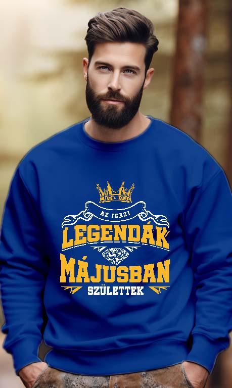 Az igazi Legendák Májusban születtek - Születésnap Május Férfi Pulóver