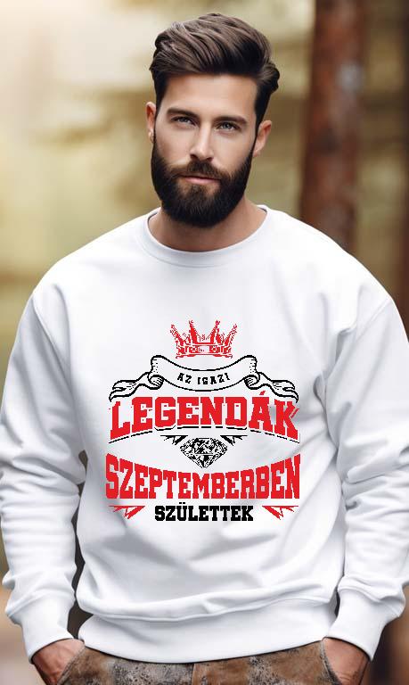 Az igazi Legendák Szeptemberben születtek - Születésnap Szeptember Férfi Pulóver