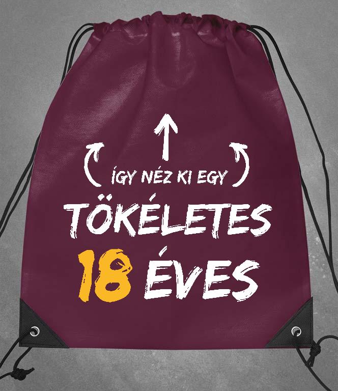 Így néz ki egy tökéletes 18 éves - Évfordulós Tornazsák