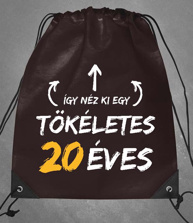 Így néz ki egy tökéletes 20 éves - Évfordulós Tornazsák