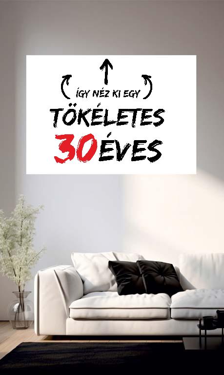 Így néz ki egy tökéletes 30 éves - Évfordulós Poszter